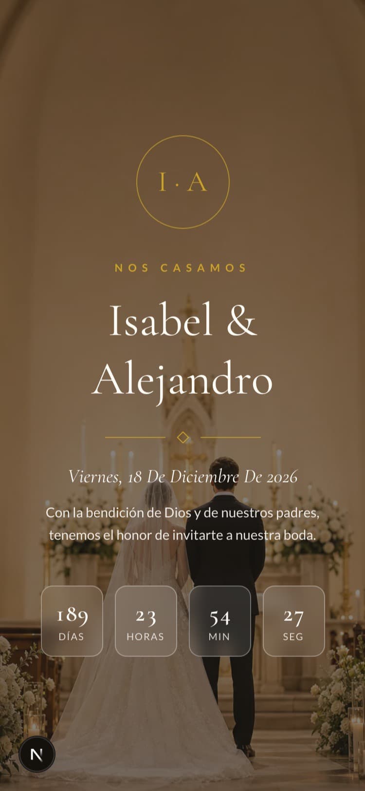 Vista previa de la invitación Clásico Elegante